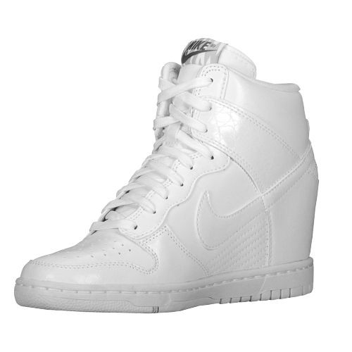 nike blanche compensee femme